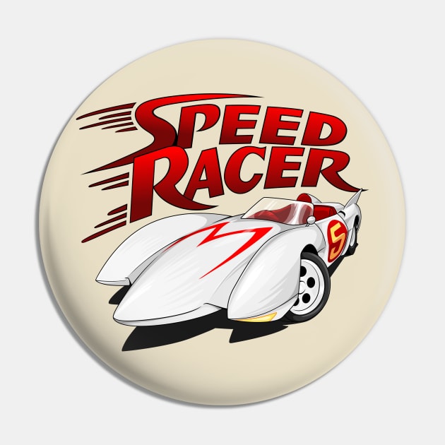 Racer Retro Car Pin by The Dare