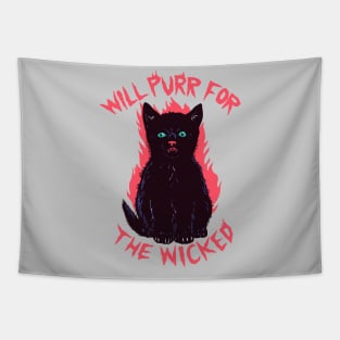 Wicked Kitten Tapestry