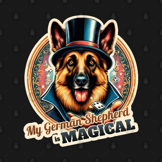 German Shepherd Magician by k9-tee