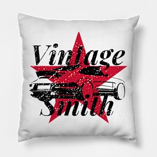 Vintage Smith Black Porsche Pillow