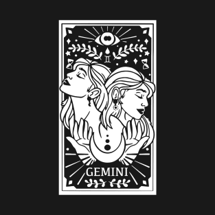 Gemini - Tarot Style T-Shirt