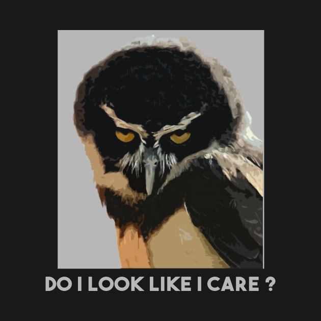 Do I Look Like I Care ? by ArkiLart Design