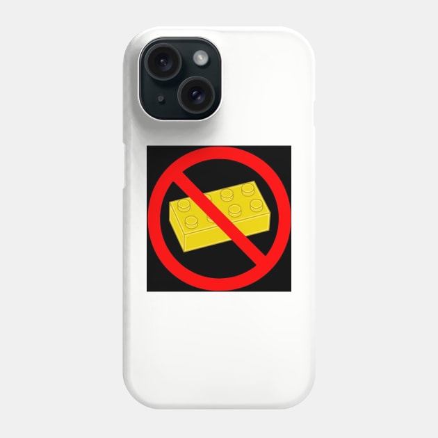 Road Traffic Sign "NO BRICK" Phone Case by ChilleeW