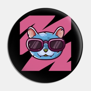 Cool cat Pin