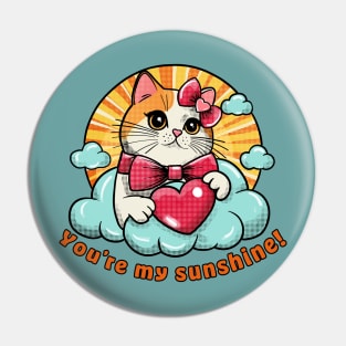 Sunshine Kitty Pin