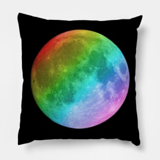 Rainbow Moon Pillow