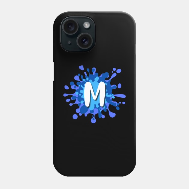 Letter M Phone Case by HiCuteVision