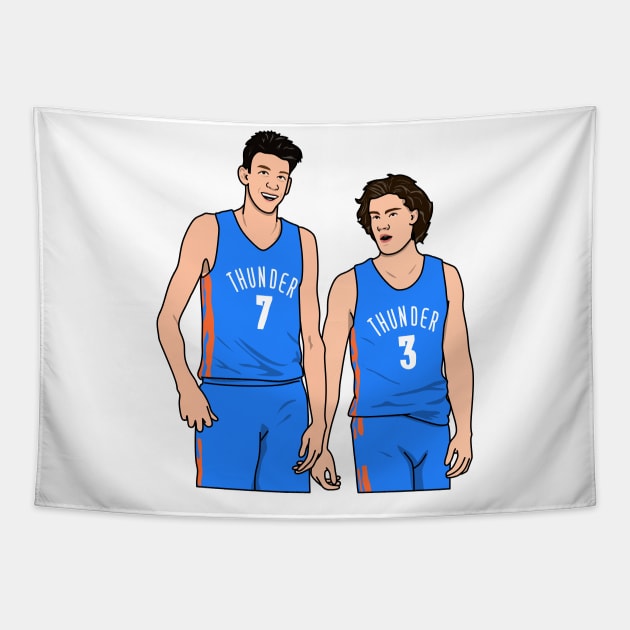 the duo of oklahoma Tapestry by rsclvisual