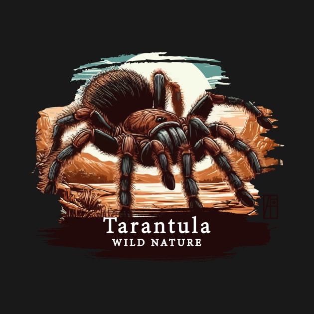 Tarantula - WILD NATURE - TARANTULA SPIDER -9 by ArtProjectShop