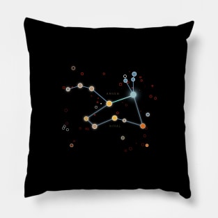 Lepus Constellation Pillow