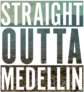 Straight outta Medellin Magnet