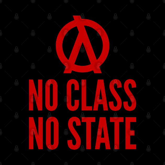 No Class No State Functional Programmer Red Text Design by geeksta