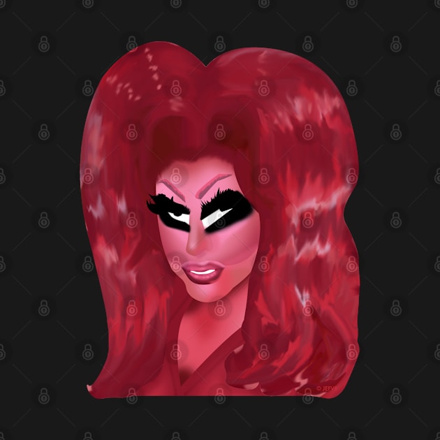 Red Trixie Mattel by jefvr