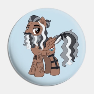 Blackbeard pony Pin