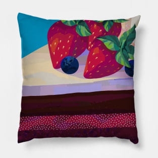 Strawberry Cake III Pillow