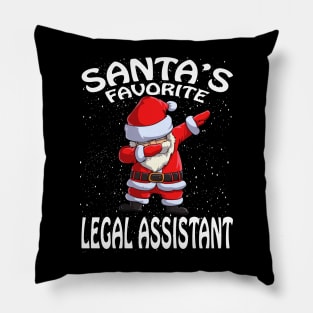 Santas Favorite Legal Assistant Christmas Pillow