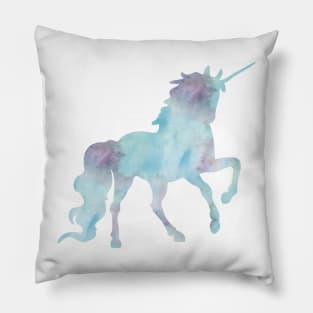 Watercolor Unicorn Pillow