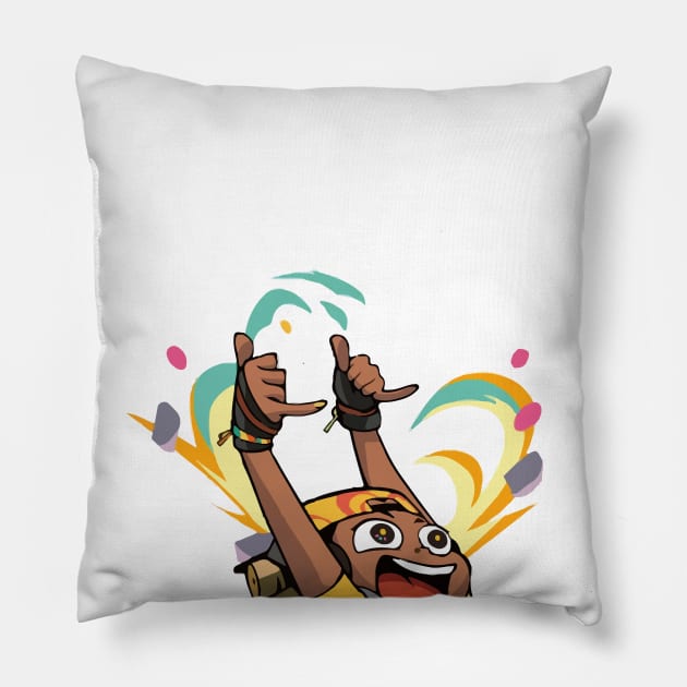 Hang Loose. Pillow by Tad