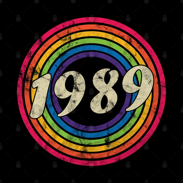 1989 - Retro Rainbow Faded-Style by MaydenArt