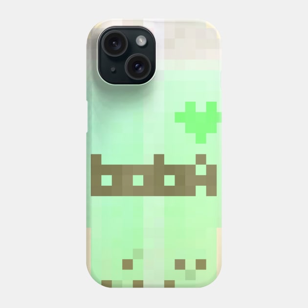 Pixel Boba - Melon Phone Case by dbnibbles