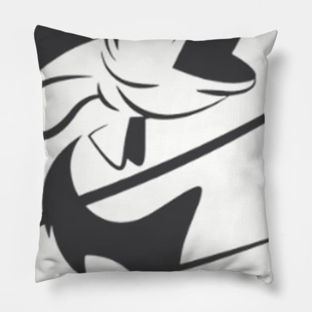 Fish With Hook Pillow by SavvyDiva