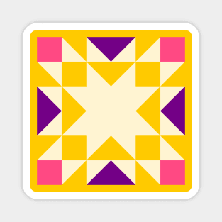 SCANDINAVIAN STARS quilt pattern 08 Magnet