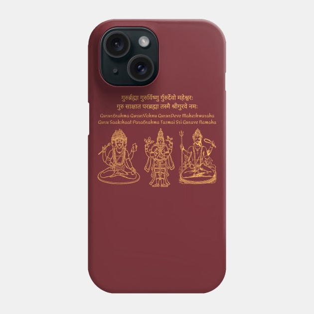 Guru Mantra Phone Case by BhakTees&Things