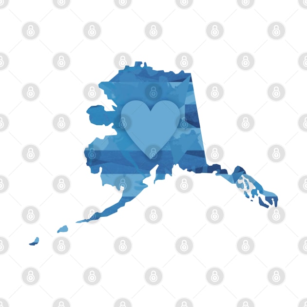 Alaska State by Dale Preston Design