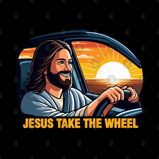 Jesus Take The Wheel by Plushism