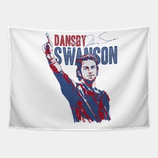 Dansby Swanson Atlanta Abstract Tapestry