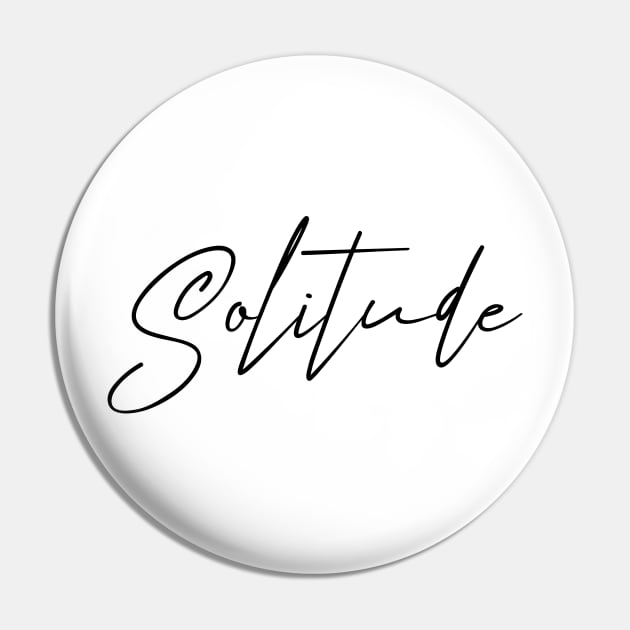 Solitude Pin by MandalaHaze