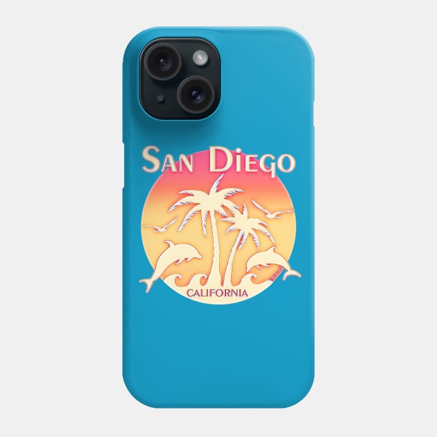 San Diego, California Phone Case by AmeliaCarrie