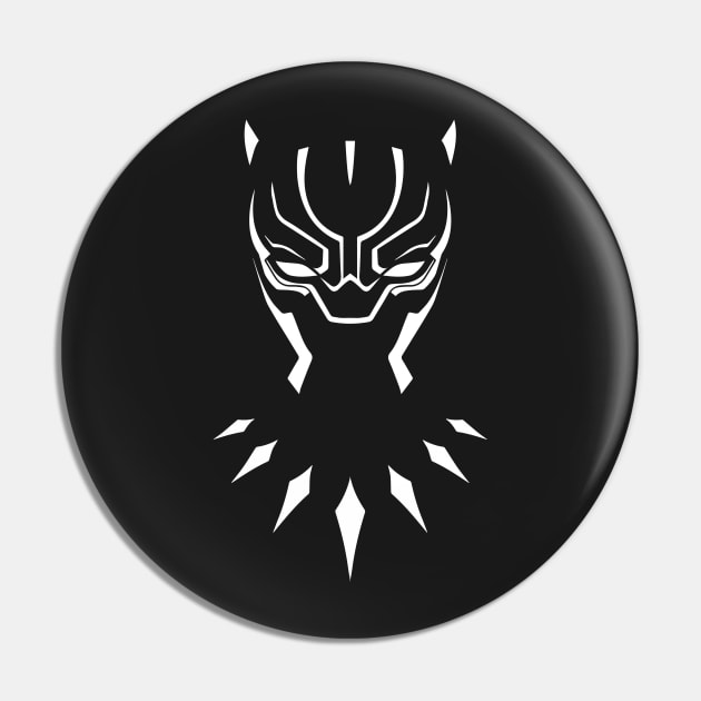 Minimalist Black Panther Pin by PWCreate