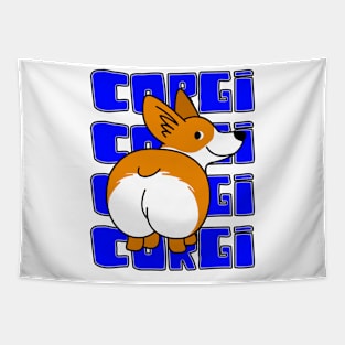 Cute, colourful design for people who love corgis Tapestry