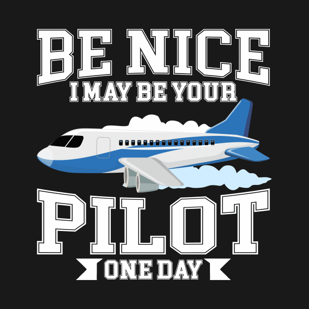 Funny Pilot Airplane Passenger Airplane Flying by wbdesignz