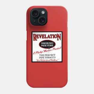 REVELATION PIPE TOBACCO VINTAGE ADVERTISEMENT SIGN Phone Case