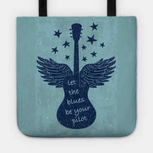 Let The Blues Be Your Pilot Tote