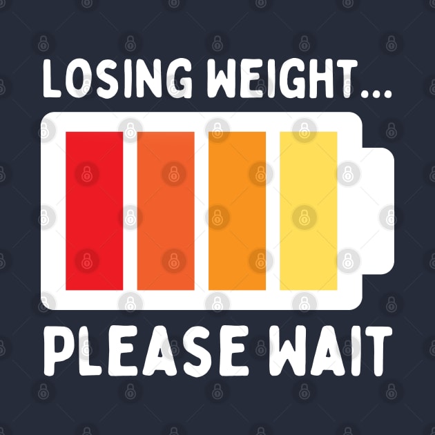 Losing Weight Please Wait, Funny Weight Loss vintage design by Mohammed ALRawi