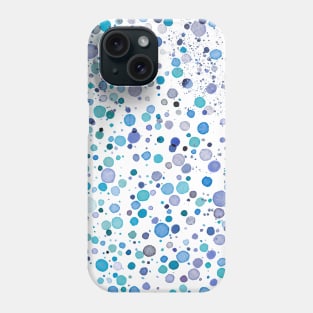 Pocket - FIREFLIES DOTS BLUE Phone Case