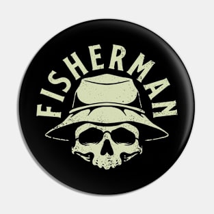 Fisherman Vintage Design Pin