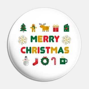 Merry Christmas Pin