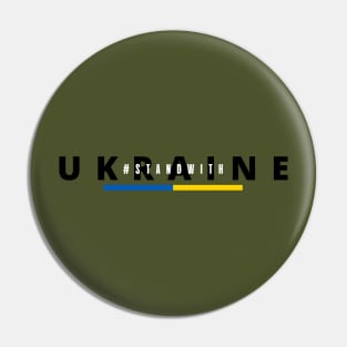 STAND WITH UKRAINE Pin