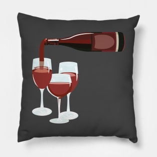 Pouring Wine Pillow