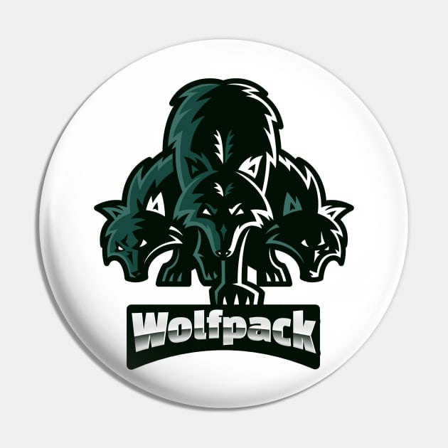 Wolf pack Pin by Wolf Clothing Co