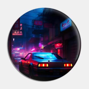 Cyberpunk Car Racer Pin