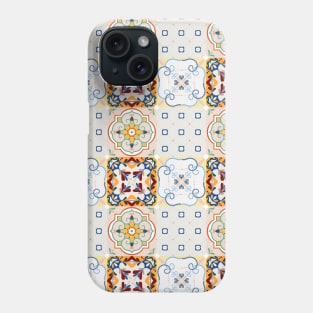 Azulejo #6- vector Portuguese Moorish pattern Phone Case