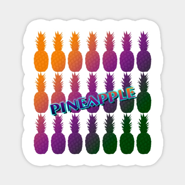 pineapple Magnet by denpoolswag