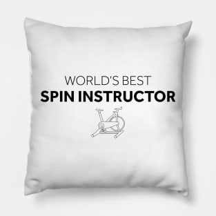 World's Best Spin Instructor Pillow