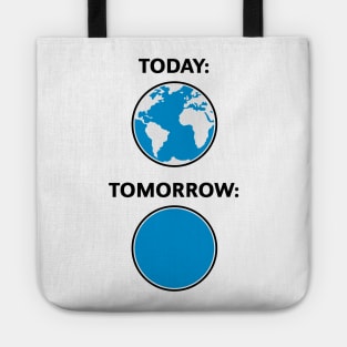 Today – Tomorrow / Globe (Climate Change / 3C) Tote