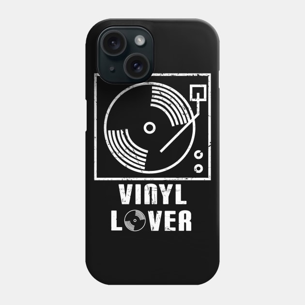 Vinyl Lover for Record Collector Phone Case by shirtonaut